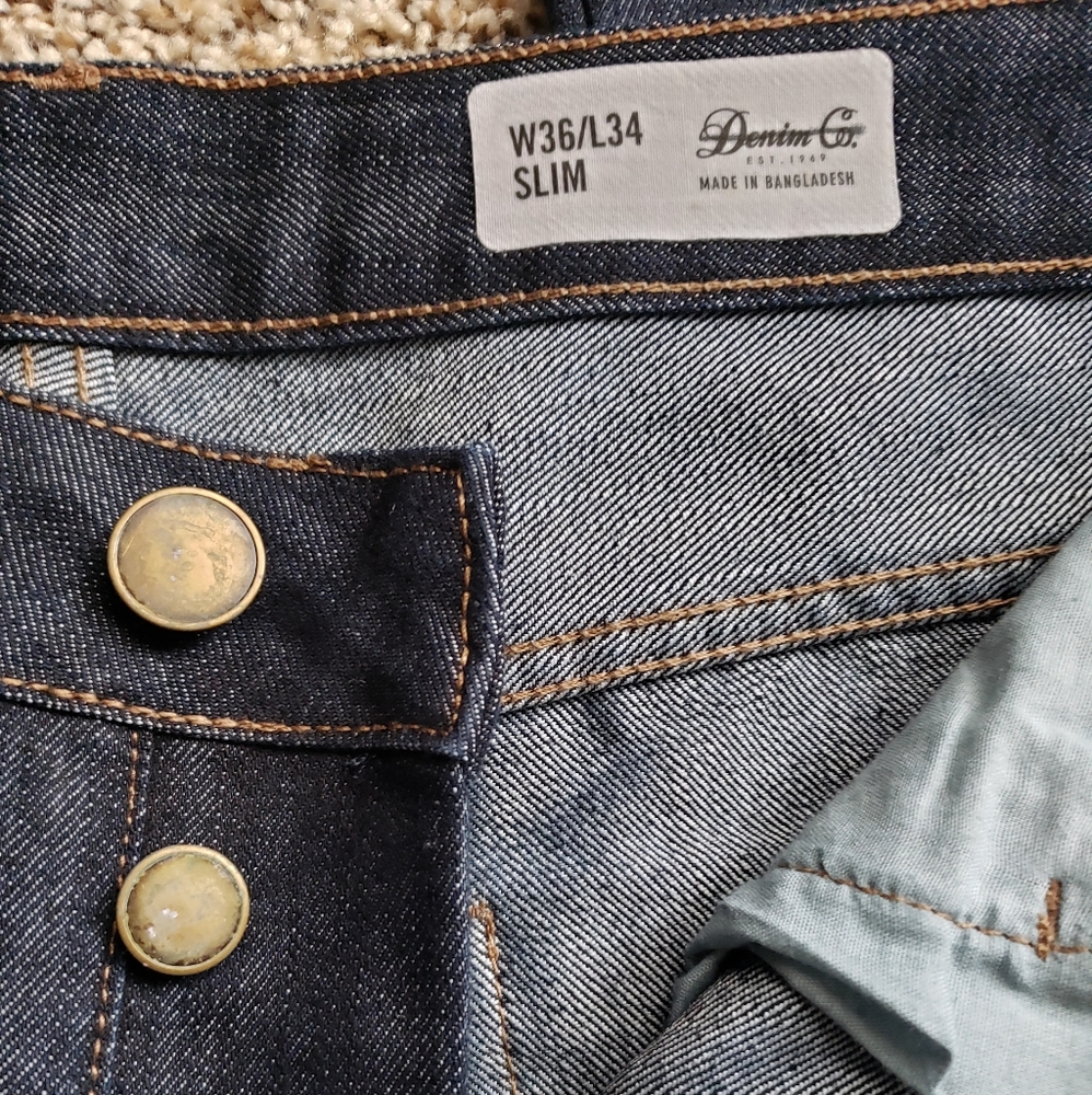 Denim & Co. 36x34 Slim jeans
